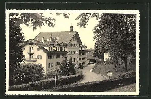AK Siegsdorf, Blick auf das Hotel Adelholzen