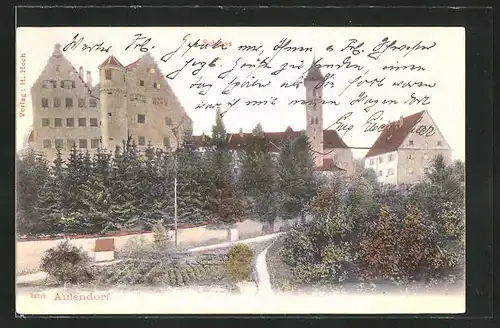 AK Aulendorf, Blick auf das Schloss