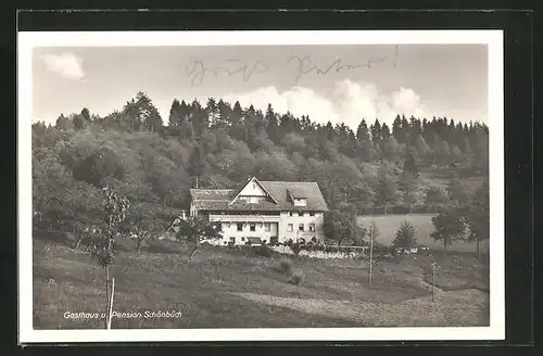 AK Sasbachwalden, Gasthaus und Pension Schönbüch