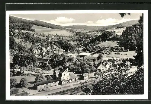 AK Waldmichelbach i. Odenwald, Jugendherberge mit Blick auf den unteren Ortsteil