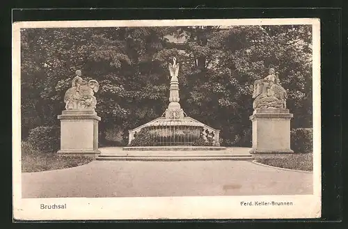 AK Bruchsal, Ferd. Keller-Brunnen