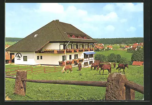 AK Besenfeld, Hotel-Gasthaus Pferdekoppel Unterwiesenhof
