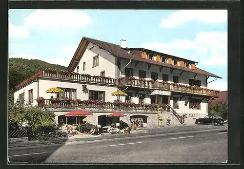 AK Glottertal / Schwarzwald, Blick auf das Hotel Adler