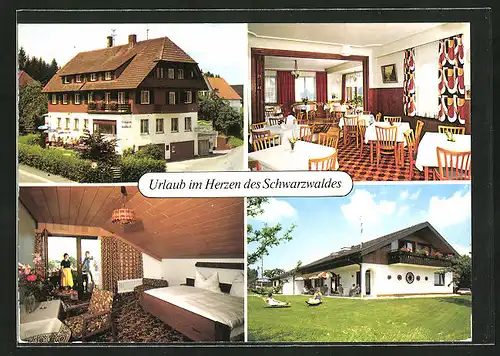 AK Freudenstadt-Musbach, Pension Waldeck, Auf dem Merzenberg 54