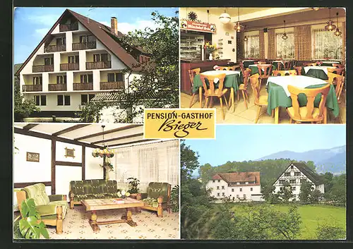 AK Ebermannstadt / Fränkische Schweiz, Gasthof und Pension Bieger