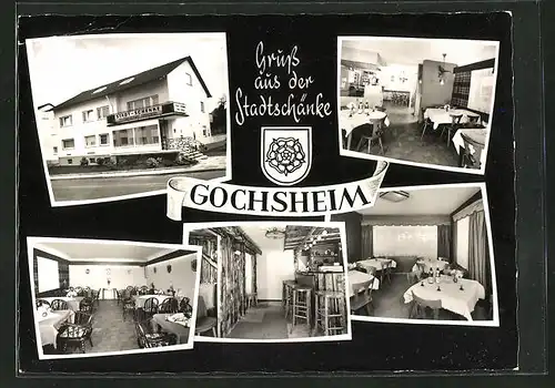 AK Gochsheim, Stadtschänke, Innenansichten