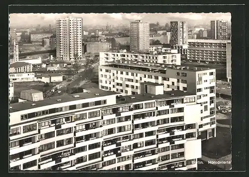 AK Berlin, Häuser im Hansaviertel