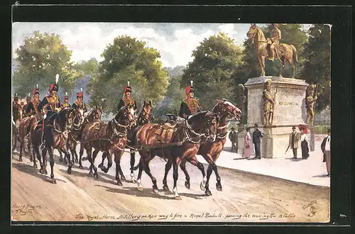 Künstler-AK Harry Payne: the Military in London, the Royal Horse Artillery