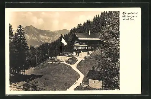 AK Bayrischzell, Blick auf das Berghotel Sudelfeld
