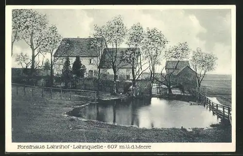 AK Netphen, Forsthaus Lahnhof-Lahnquelle
