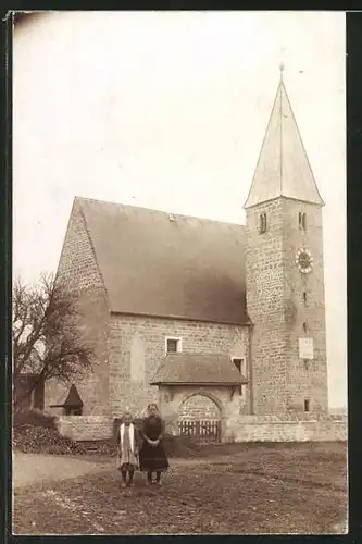 Foto-AK Meggenthal, Ansicht der St. Pankratius-Kirche