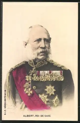 AK König Albert von Sachsen in Uniform