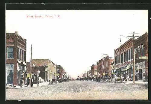 AK Tulsa, OK, Blick in die First Street