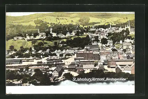 AK St. Johnsbury, VT, Birdseye View