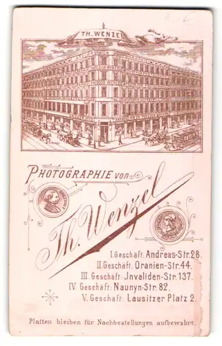 Fotografie Th. Wenzel, Berlin, Ansicht Berlin, Atelier & Geschäftshaus Grüner Weg Ecke Andreas-Str. 28