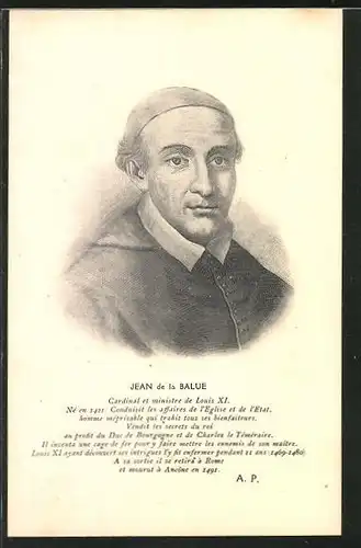 AK Jean de la Balue, kathol. Geistlicher