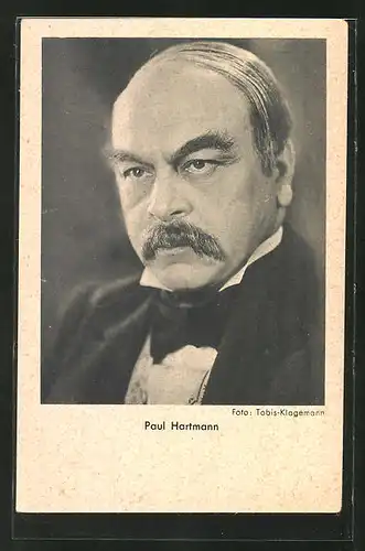 AK Schauspieler Paul Hartmann mit ernsten Blick