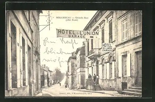 AK Mirambeau, Hotel de l'Union, Grande-Rue