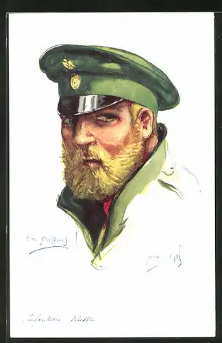Künstler-AK Em. Dupuis: Infanterie Russe, russischer Soldat