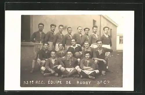 AK R.C.C. Équipe de Rugby, Rugby-Mannschaft
