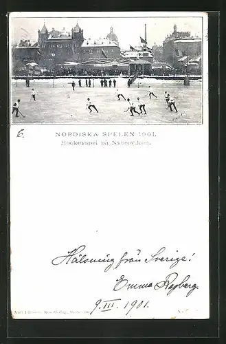 AK Nybroviken, Nordiska Spelen 1901, Hockey, Eishockey