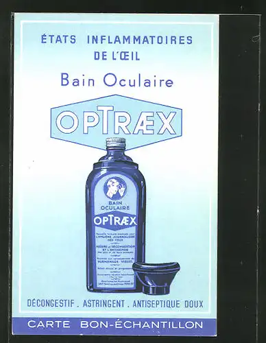 AK Werbung für das Medikament Optraex