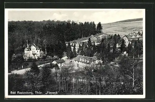 AK Rastenberg, Siedlung "Finneck" aus der Vogelschau