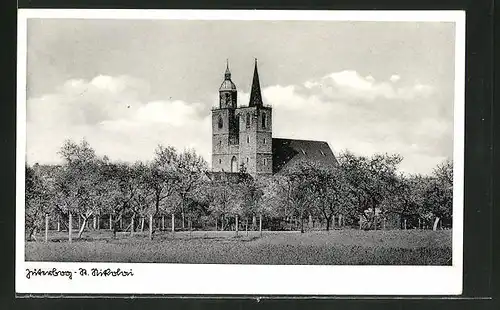 AK Jüterbog, Blick zur St. Nikolaikirche