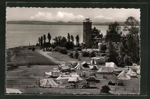 AK Pelzerhaken, Campingplatz am Leuchtturm