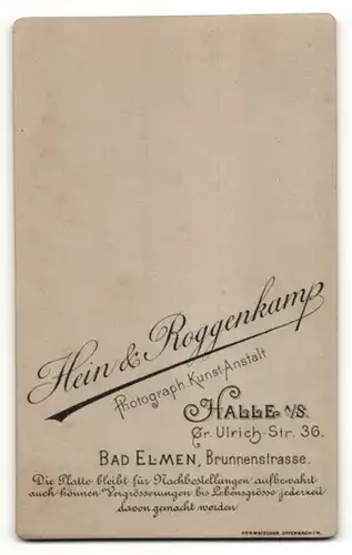 Fotografie Hein & Roggenkamp, Halle / Saale, Portrait eleganter Herr mit Schnauzer und Krawatte im Jackett
