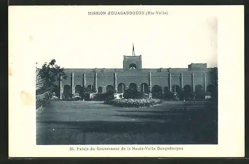 AK Ouagadougou, Palais du Gouverneur de la Haute-Volta