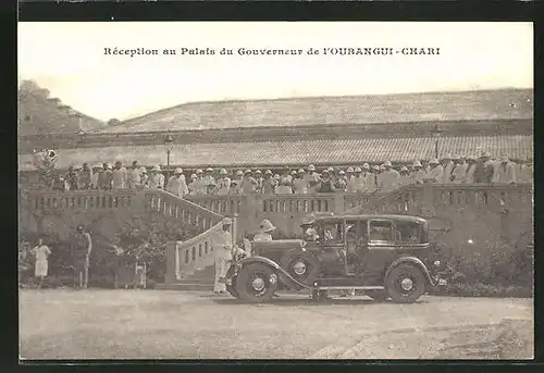 AK Oubangui-Chari, Réception au Palais du Gouverneur