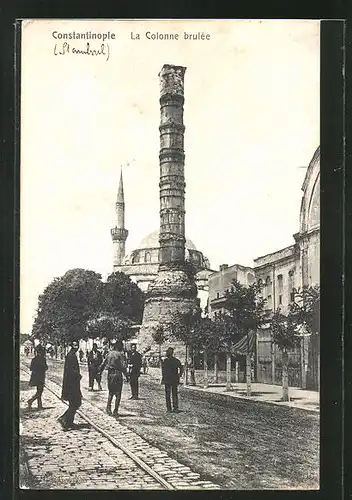 AK Constantinople, La Colonne brulee