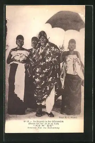 AK Sa Majesté le Roi Béhanzin Kôn' Dô, ehem. Fürst von Dahomey
