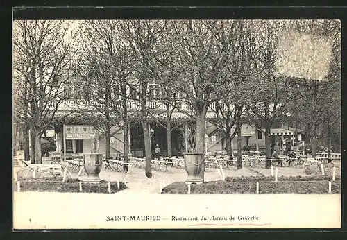 AK Saint-Maurice, Restaurant du plateau de Gravelle