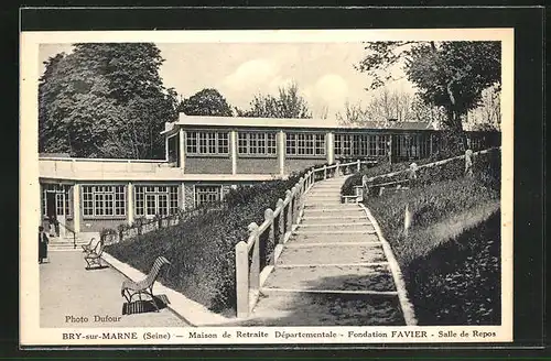 AK Bry-sur-Marne, Maison de Retraite Departementale, Fondation Favier, Salle de Repos