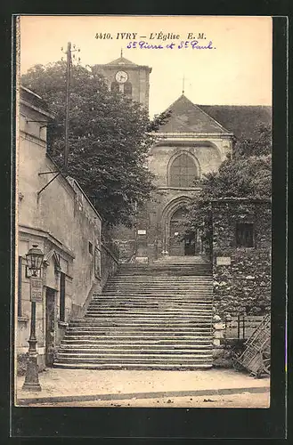 AK Ivry, Blick zur Kirche