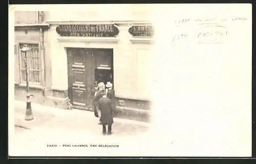 AK Paris, Fort Chabrol, une Délégation, Antisemit Jules Guerin
