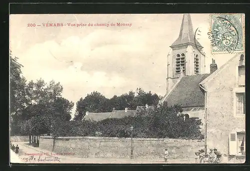 AK Vèmars, Vue prise du chemin de Moussy