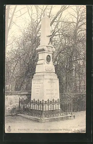 AK Parmain, Monument de Defense de Parmain