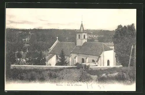 AK Mèriel, Vue de L' Eglise