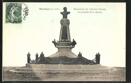 AK Marines, Monument de l' Amiral Peyron, ex-ministre de la Marine