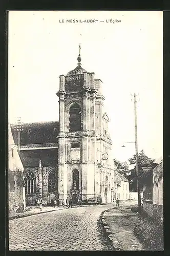 AK Le Mesnil-Aubry, L'Eglise