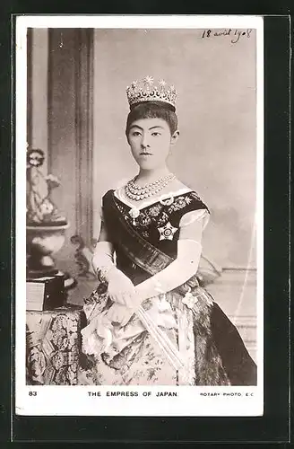 AK The Empress of Japan, Kaiserin Hakuro von Japan