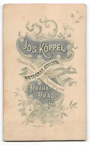 Fotografie Josef Köppel, Praha, Portrait junge Frau mit zusammengebundenem Haar