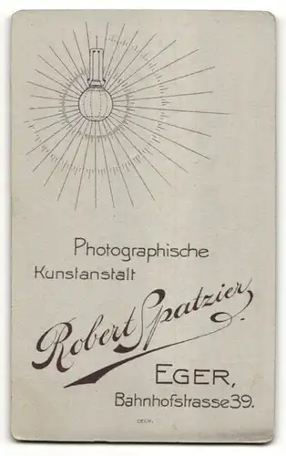 Fotografie Robert Spatzier, Eger, Portrait junges bürgerliches Paar