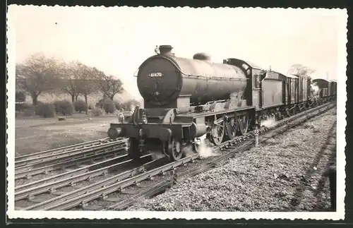 Fotografie Fotograf unbekannt, Ansicht Northallerton, Dampflok Class B16, Lok-Nr.: 61470, Eisenbahn England