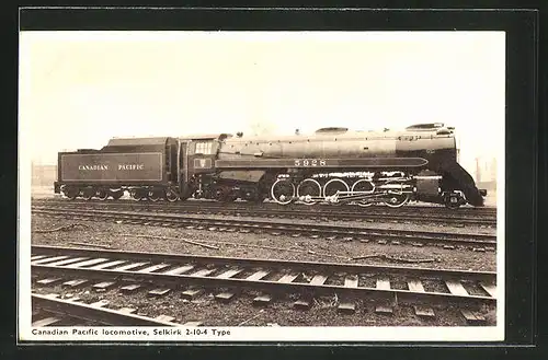 AK Canadian Pacific Railway, Locomotive Selkirk 2-10-4 Type, Dampflok Nr.: 5928