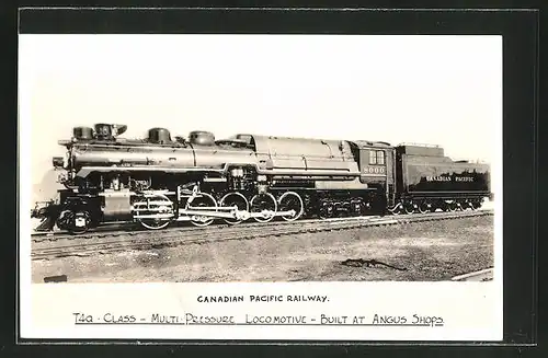 AK Canadian Pacific Railway, Angus Shops Locomotive Type T4a No. 8000