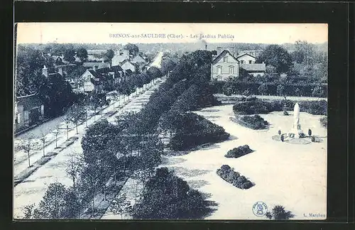 AK Brinon-sur-Sauldre, Les Jardins Publics